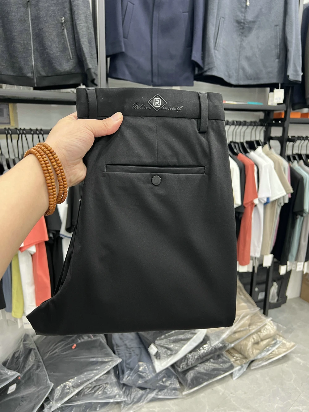 

Деловые повседневные брюки для мужчин: легкие, мягкие, удобные, нескользящие, прямого кроя, быстросохнущие, высокоэластичные, для весны и лета