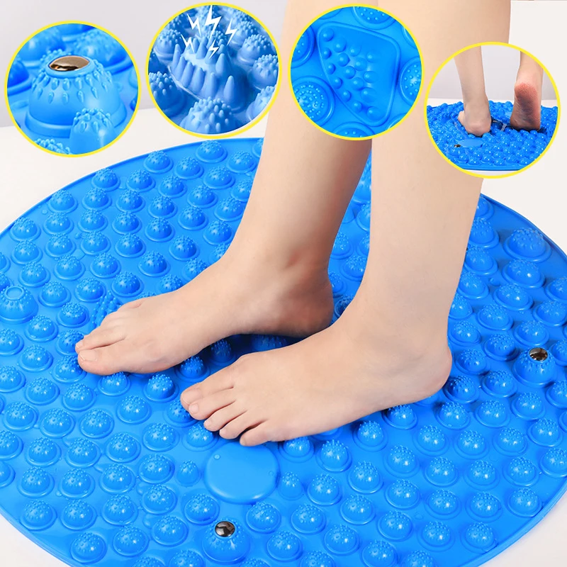 1PC TPE Magnetic Foot Massage Pad Stimulates Acupoints, Presses Fingertips, Circular Massage Pad, Jogging Pad