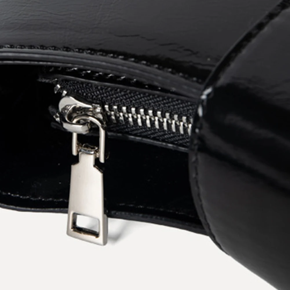 

Sweet Bow Shoulder Bag PU Leather Everyday Purse with Zipper Closure Clutch Purse Retro Trendy Underarm Bag for Women and Girls