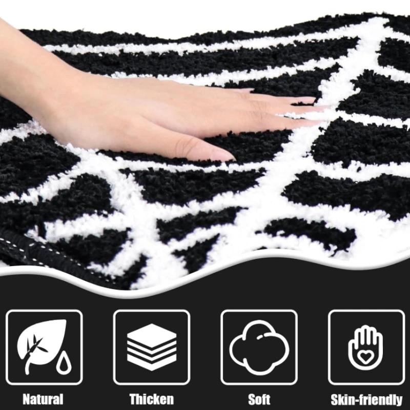 1PC Halloween Pumpkin Spider Web Doormat Non Slip Welcome Mat Indoor Outdoor Rug for Front Porch Entrance Decor view 6