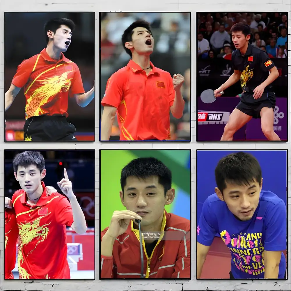 tabletennis athlete Z-Zhang Jike Poster Superior Home Space  Indoor Decorative Art & Home Decor
