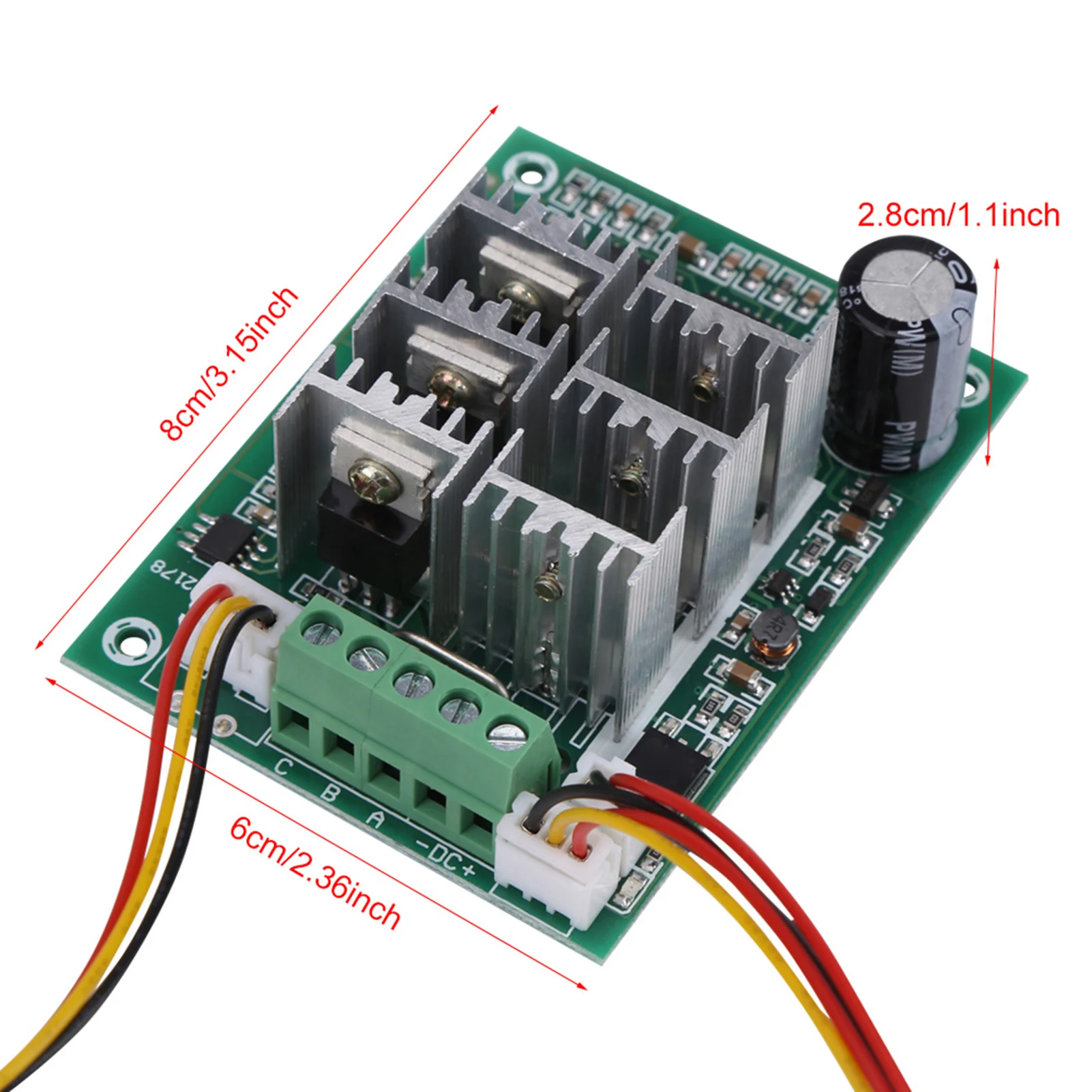 5V‑36V 15A 3‑Phase Brushless Motor Speed Control CW CCW Reversible  Motor Speed Controller Speed Control
