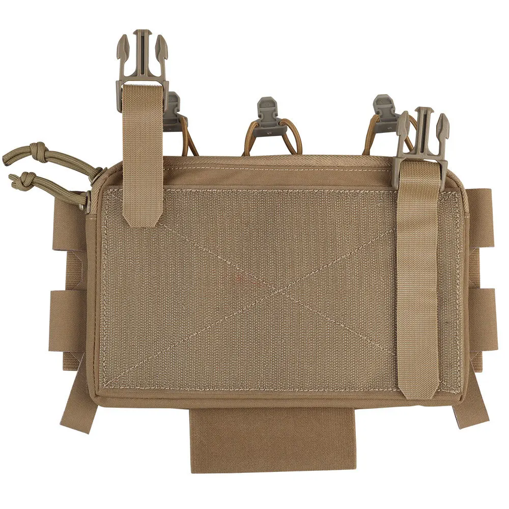 Tactical EPV2 Elastic 556 Placard Rifle Magazine Pouch All In One Rear Document Stacker QASM Buckle Clip Tourniquet Holder ARC