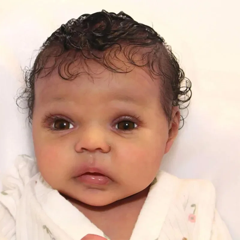 

19-дюймовый 48-см незаконченный комплект куклы реборн AMayven DIY неокрашенные пустые детали куклы