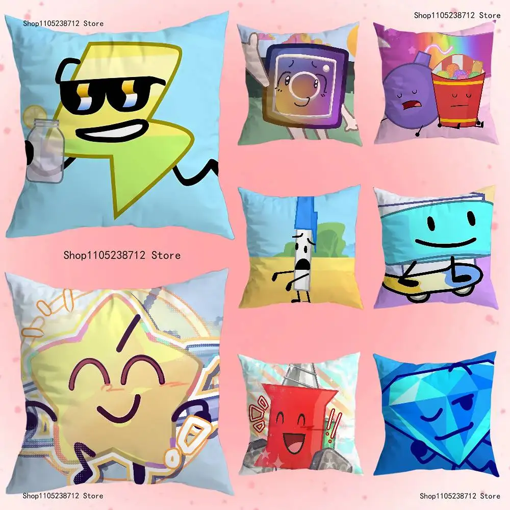

Bfdi B-Battle For D-Dream Islands Pillow Case Cushion Cover Home Decor Birthday Gift Pillowcover