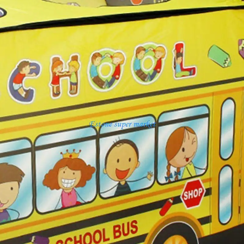 090B Tenda pop-up per scuolabus per bambini Casa da gioco per bambini Attività all'aperto Tenda da gioco pieghevole Ragazzi