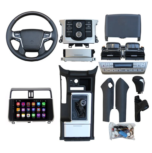 

For 2010-2017 Upgrade To 2018 of Car Interior Console Kit for Lc150 for To Yo Ta Land Cruiser for Prado Fj150