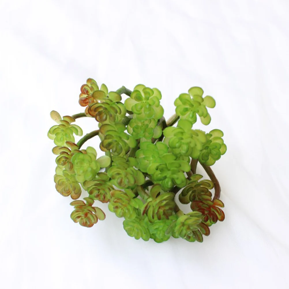 

Faux Succulent Plants Artificial Green Succulent Picks Home Decor Floral Arrangement Fake Plants Decoration Plastic Flower