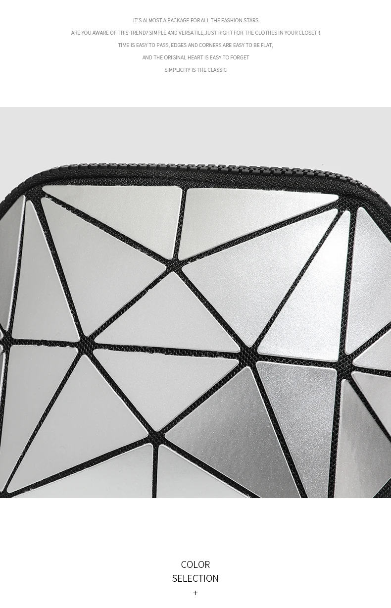 Einfache tragbare Make-up-Aufbewahrungstasche, leichte multifunktionale Tasche mit geometrischem Muster, Reise-Kulturbeutel, Münzgeldbörse, Kosmetiktasche – Detail 5