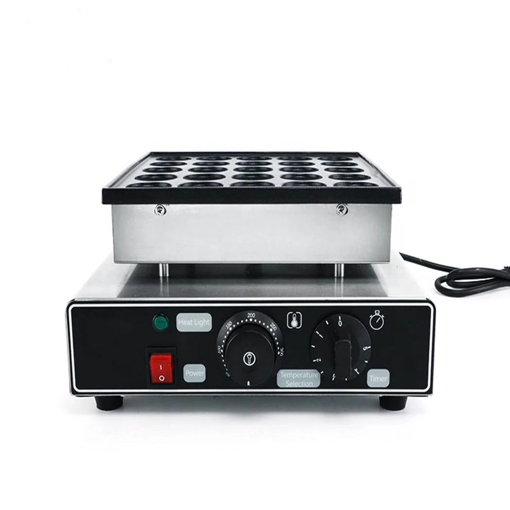 

Commercial 25 holes dutch poffertjes grill mini pancake machine electric pancake maker Muffin Griller Machine with CE