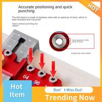 CMHI-Adjustable Cabinet Hardware Doweling Jig Self Centering Punch Locator Precise Woodworking Drill Guide For Drawer Cabinet