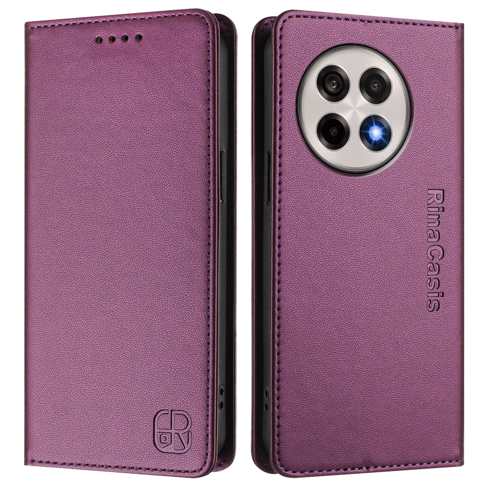 Étui portefeuille en cuir à rabat magnétique pour OnePlus 15 13T 13R 13s 13 12 12R 11R 10T 10R 9R 8T avec support intégré