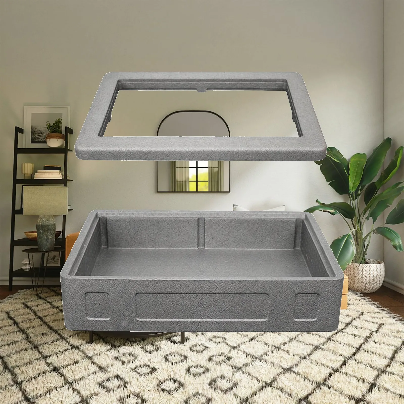 Insulated Storage Contain Large Capacity Thermal Lunch Box with Handle Hot Cold Keeping Container for Kitchen Outdoor Events