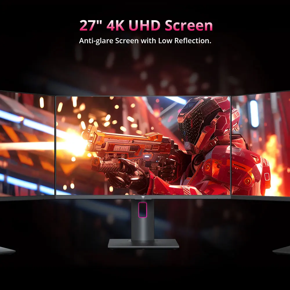 KTC H27P22S Gaming Monitor 27 inches Fast IPS 3840×2160 160Hz, AUO 7.0 FAST IPS, 1000:1 Contrast Ratio, ELED Backlight, HDR 400