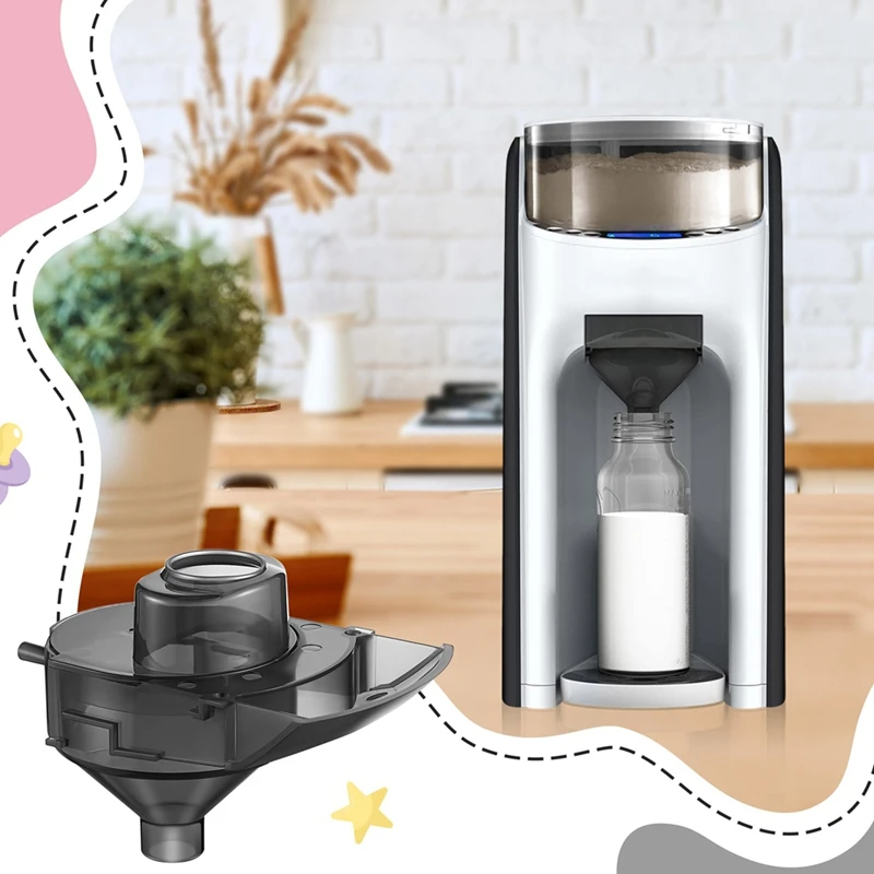 Replacement Funnel for Replacement Parts Funnel and Cover Baby Formula Dispenser 2 Pcs-A09G