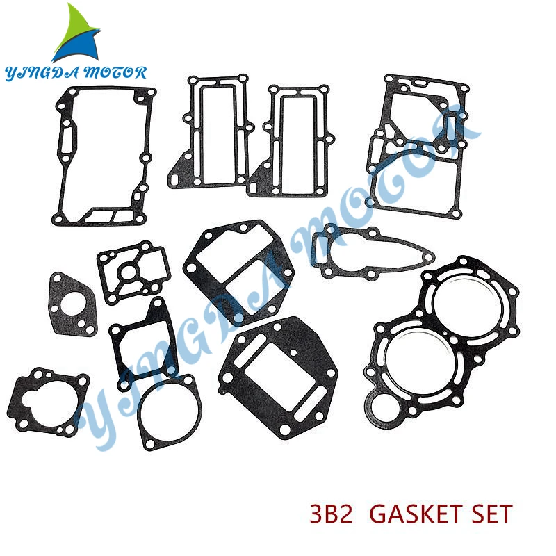 

3B2 GASKET SET For Mercury Tohatsu Head Cover Outboard Motor 2-Stroke 8HP 9.8HP,3B2-01005-0,3K9-02305-0,3B2-65020-0