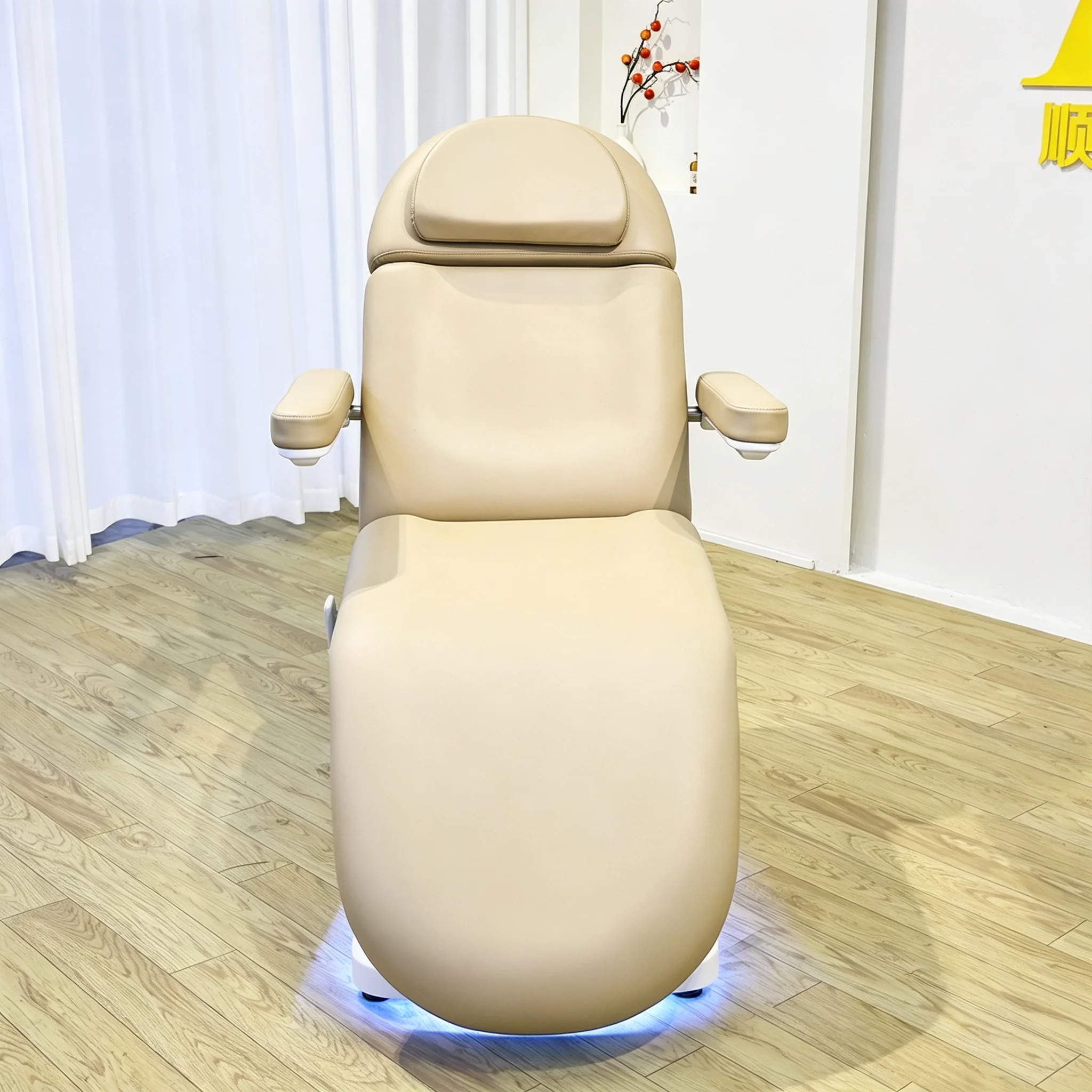 Push-button Control Electric Lifting Adjustment Integrated Bed and Chair Beauty Salon Nursing Service Furniture