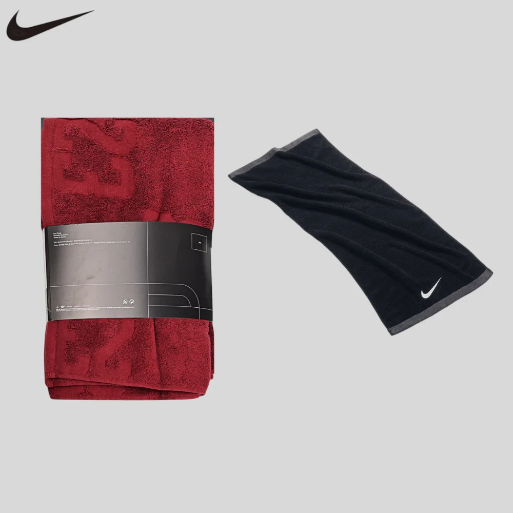 Nike Light Pocket Towel Mini Fold Bath Towel For Daily Commuter Yoga Gym Visits 2 PCS AC2088-010+J1013420602OS