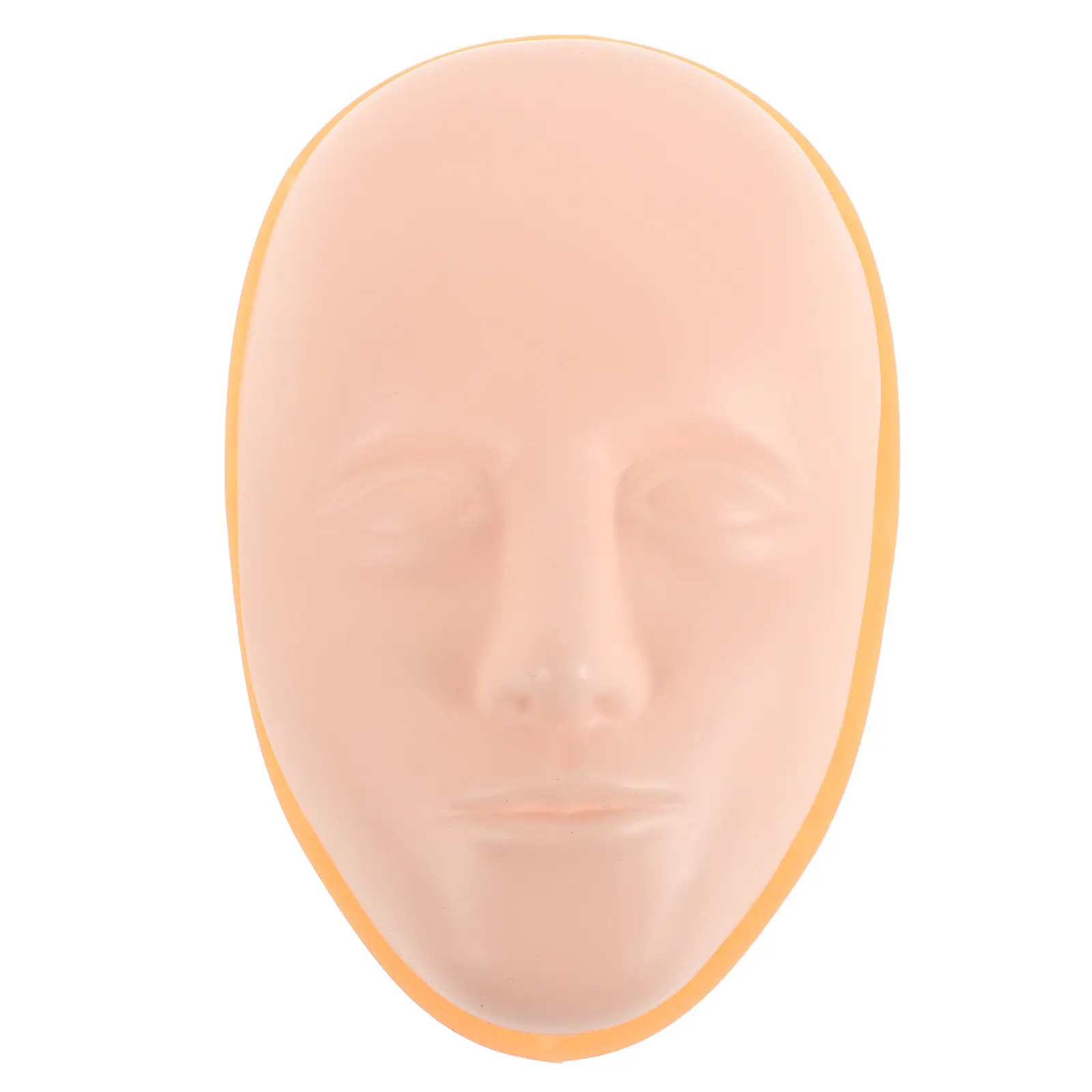 

1 Piece Realistic Silicone Practice Skin for Makeup Tattooing Full Face Design Eyebrow Eye Lip Training Reusable Exercise Board