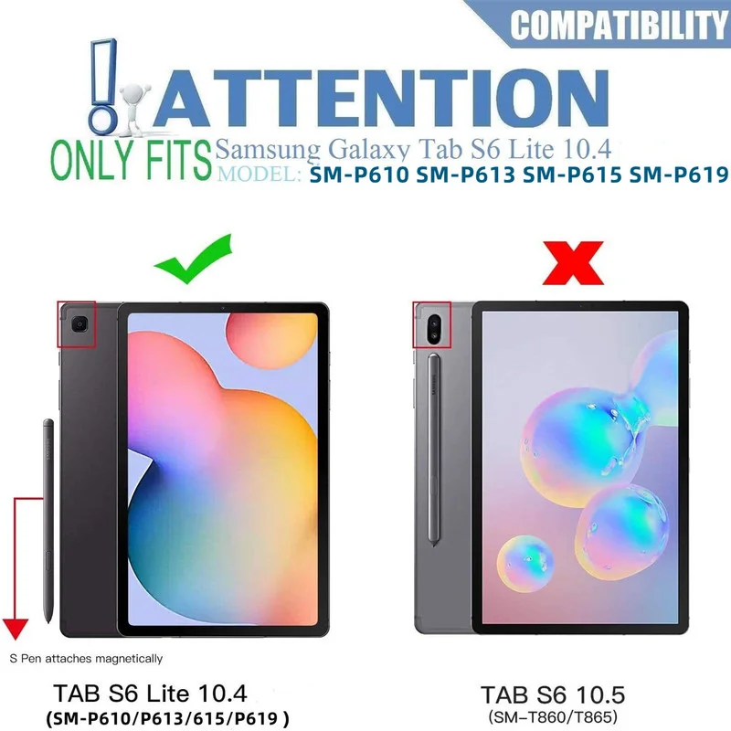 Tempered Glass Screen Protector For Samsung Galaxy Tab S6 Lite 10.4 2020 2022 SM-P610/P615 SM-P613/P619 Tablet Protective Film