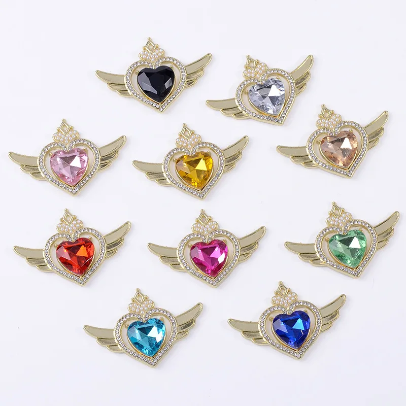 Baroque style love angel wings alloy accessories jewelry fashion trend necklace hair accessories pendant wholesale