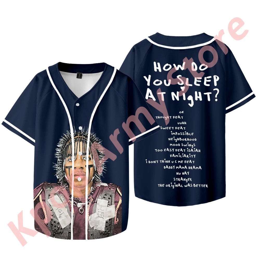 Teezo Touchdown Vintage T-shirts Spend the Night Merch Baseball Jacket Summer Unisex Fashion Casual Short Sleeve Tee