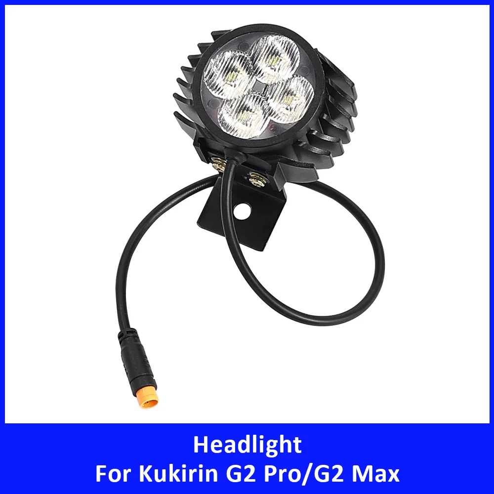 LED Headlight for Kugoo Kukirin G2 Pro G2 Max Handlebar Front Lamp Head Lamp Electric Scooter Accessories Replacement Spare Part