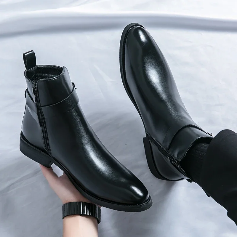 Men's Dress Boots With Zipper: The Smart Choice for Modern Professionals  Who Need Both Style and Ease