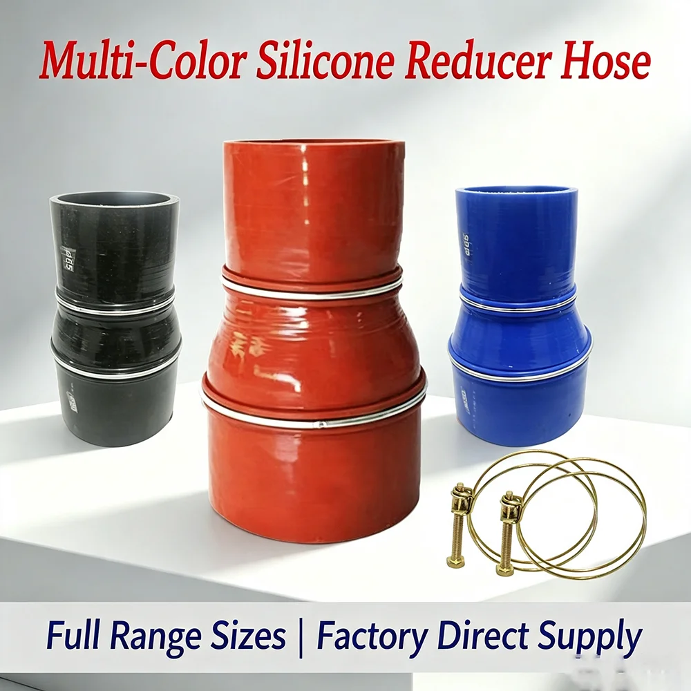 ID16mm-180mm intercooler turbine intake pipe joint silicone braided hose straight head large variable small flow pipe