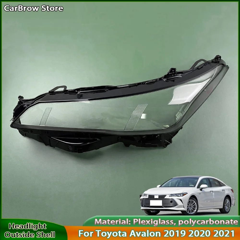 

Для Toyota Avalon 2019 2020 2021, абажур для передней лампы, маска для фар, прозрачная крышка, замена оригинального абажура