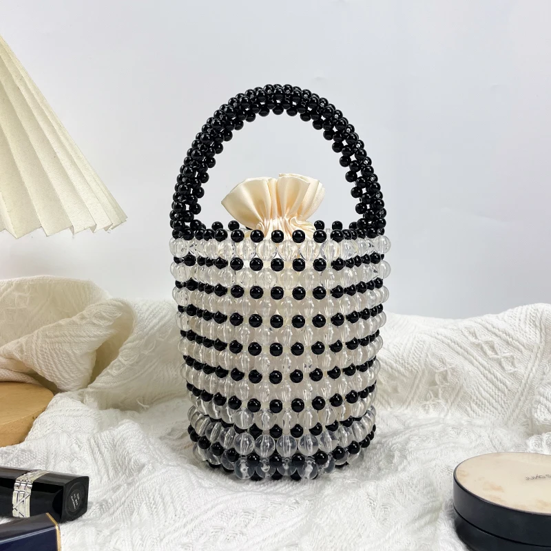 Creative Handmade Fashion Casual Beaded Crafted Handbag - Fresh, Sweet, Dreamy, and Girlie Style Bag