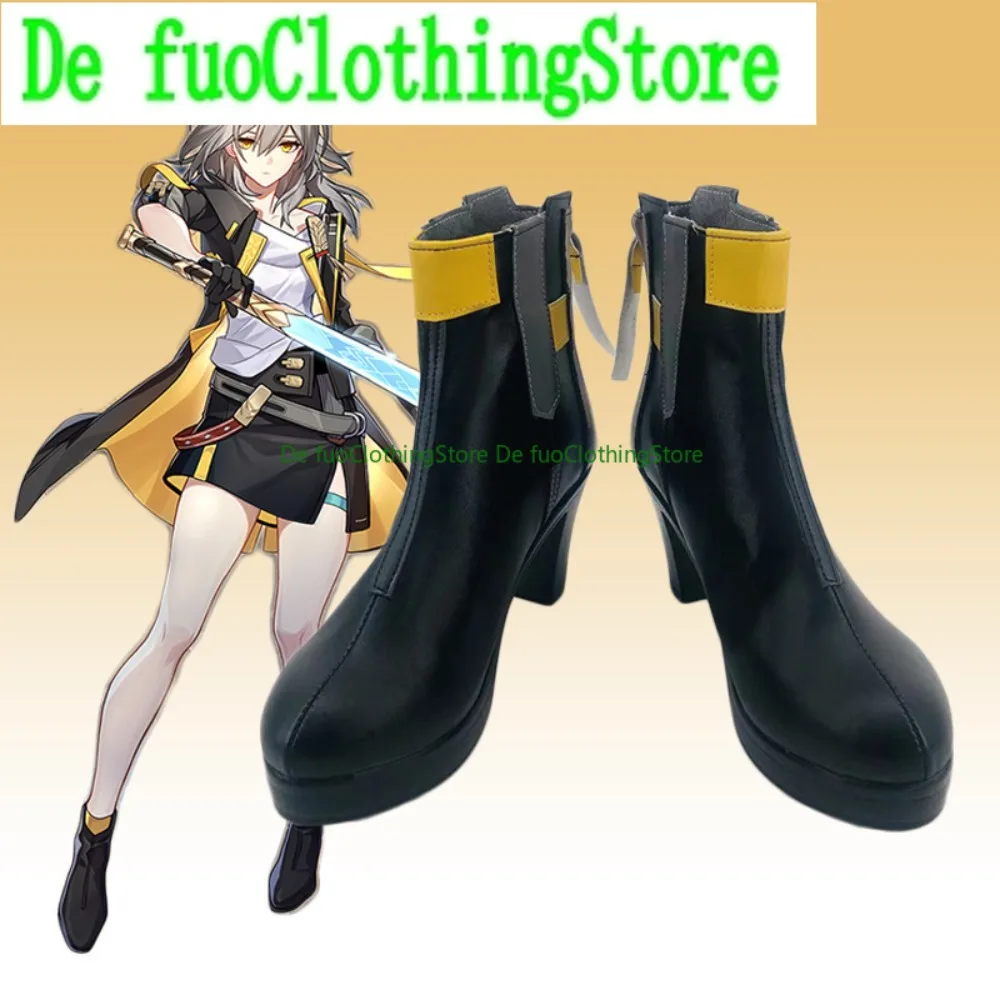 

DefuoClothing Honkai Star Rail Trailblazer Stelle Cosplay Shoes Anime Game Role-playing Shoes And Boots Halloween Party