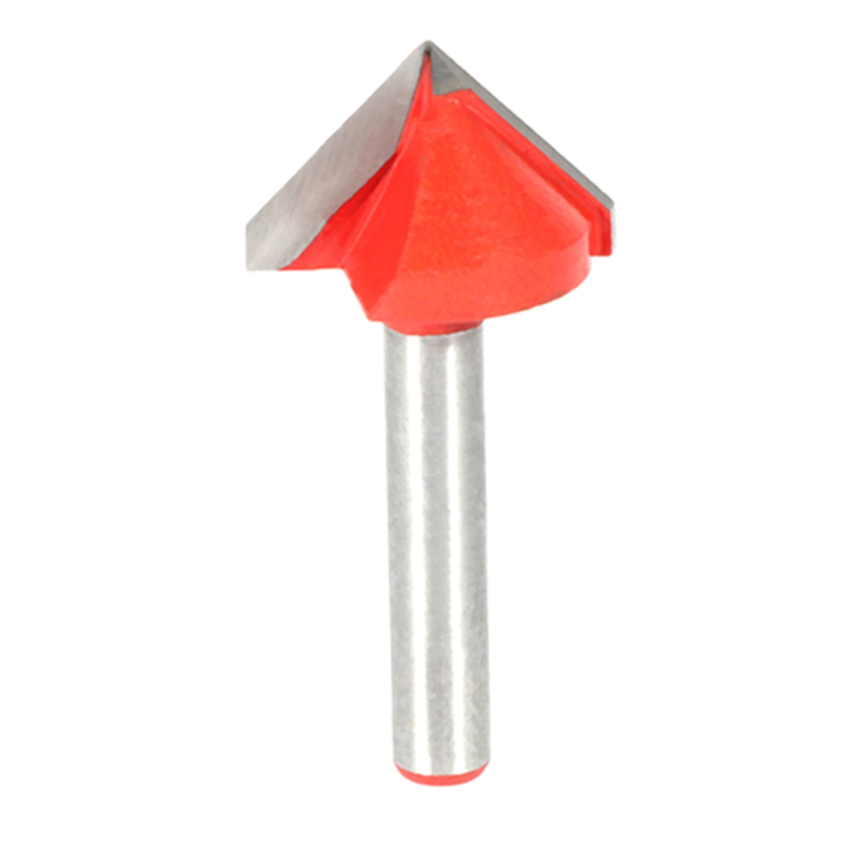 Gravura CNC V Groove Bit, 3D Bits Router, ferramenta de corte de escultura, 90 graus, 6mm x 22mm