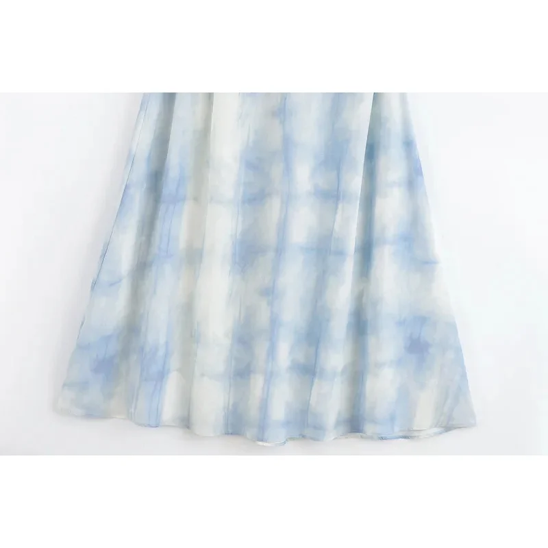 Vestido Midi estampado de moda Retro, cuello Halter, diseño sin espalda, vestido largo Sexy para vacaciones, ropa de fiesta elegante