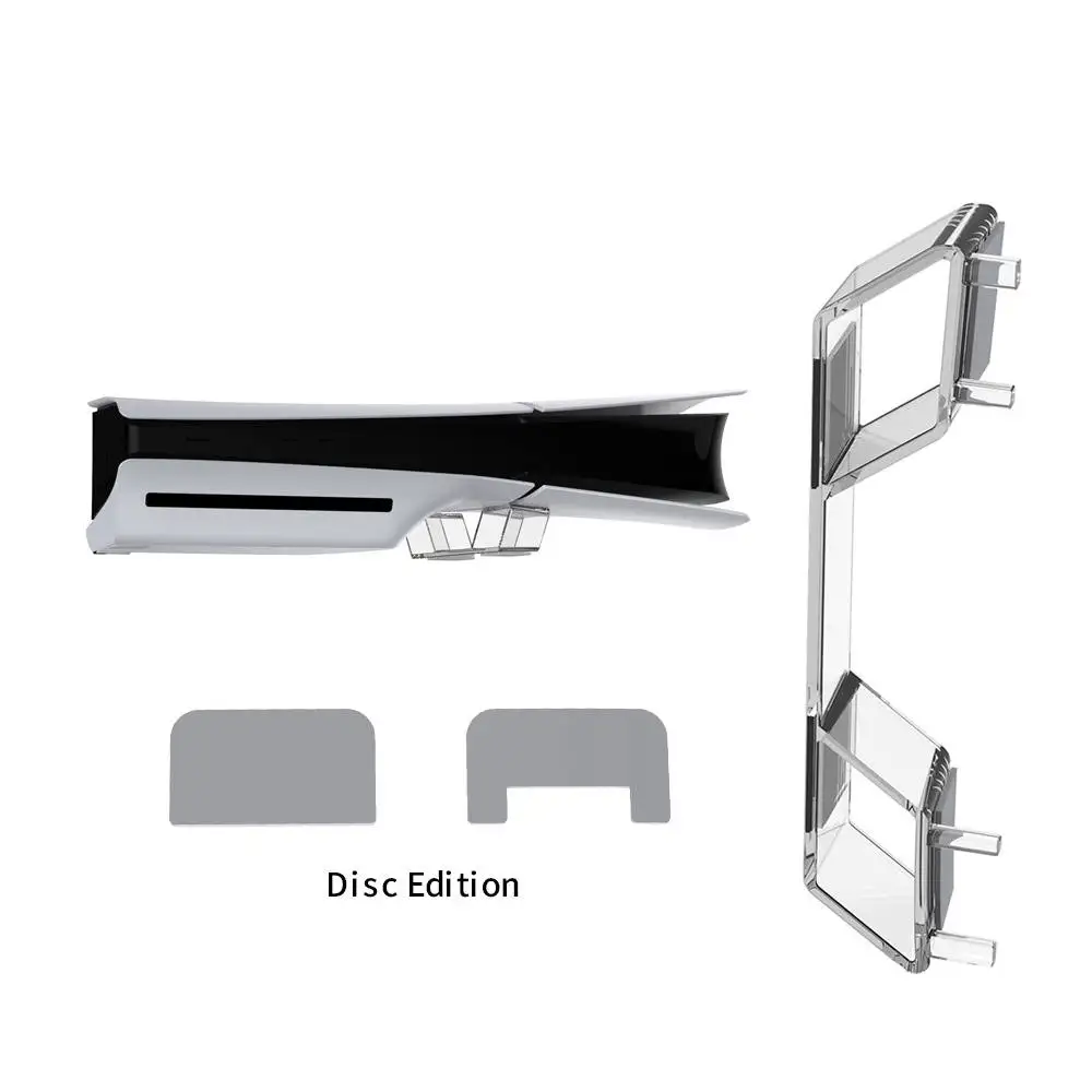 Ps5用の水平スタンド,省スペースデザイン,プレイステーション5アクセサリー,デジタルディスクゲームコンソールホルダー,スリムアクセサリー