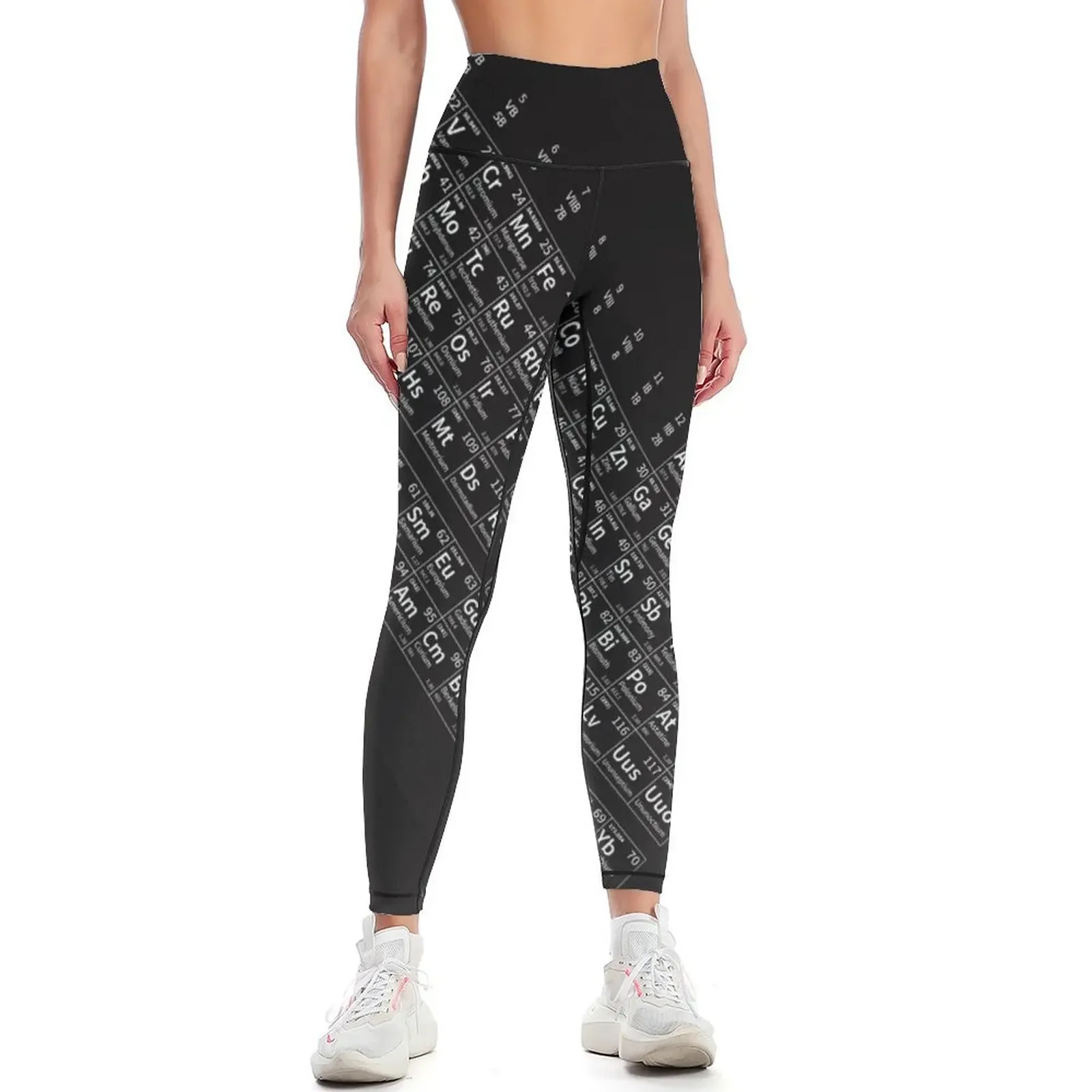 

Chemical Periodic table Leggings Women's high waist high waist sport set Leginsy push up Womens Leggings