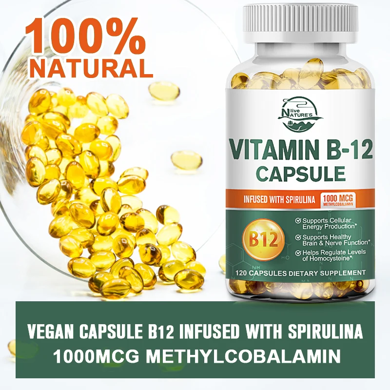 Vitamin B12 120 tablet 1000mcg metilobalamin kelelahan kemerahan kekuatan tinggi