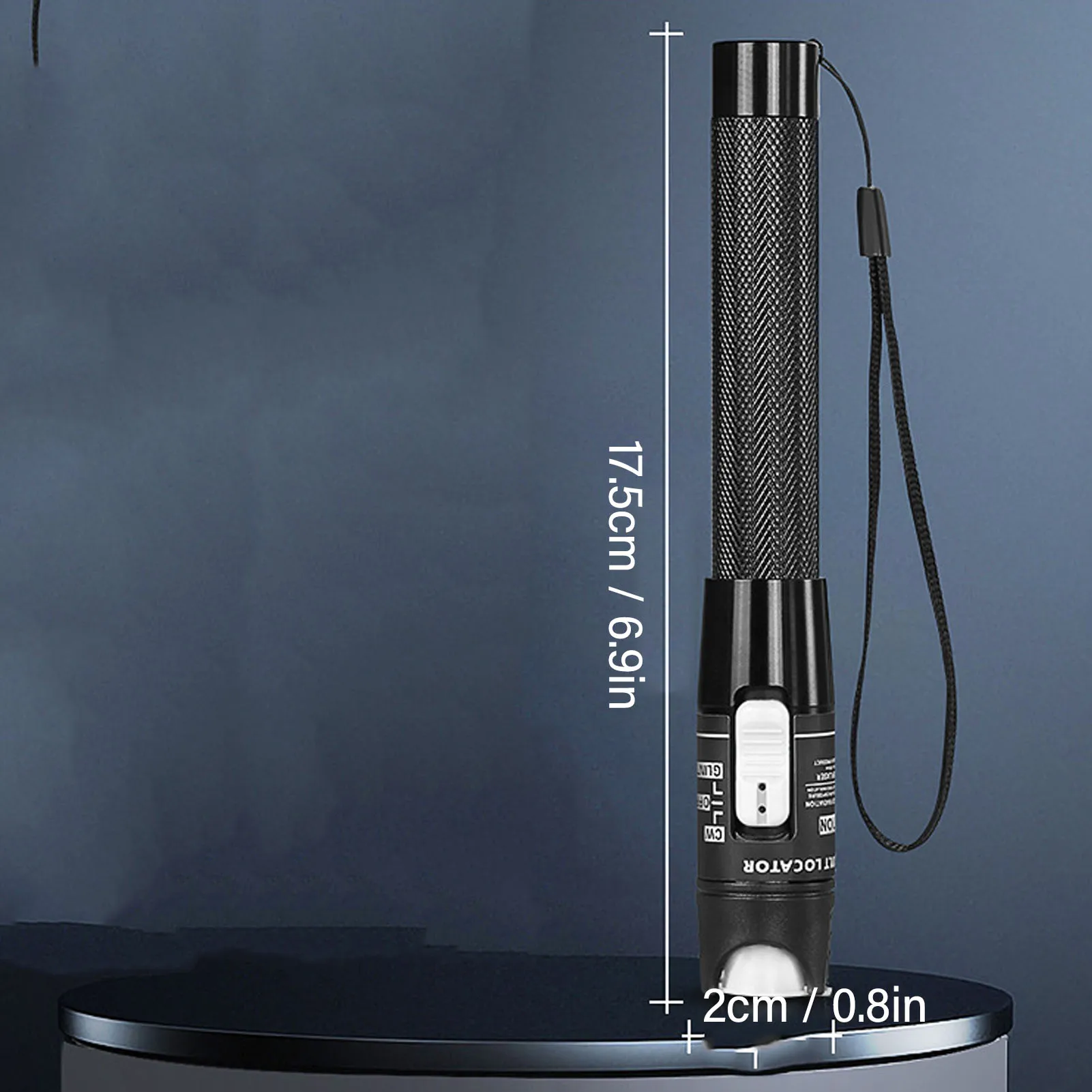 80km 시각적 결함 탐지기 비접촉식 미끄럼 방지 핸들 광학 테스트 펜 80MW 브레이크포인트 감지용