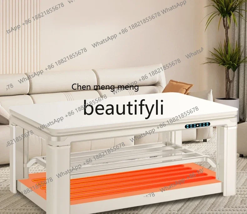 Electric heating  Lifting tea table One-piece roasting table Roasting stove Electric heating table