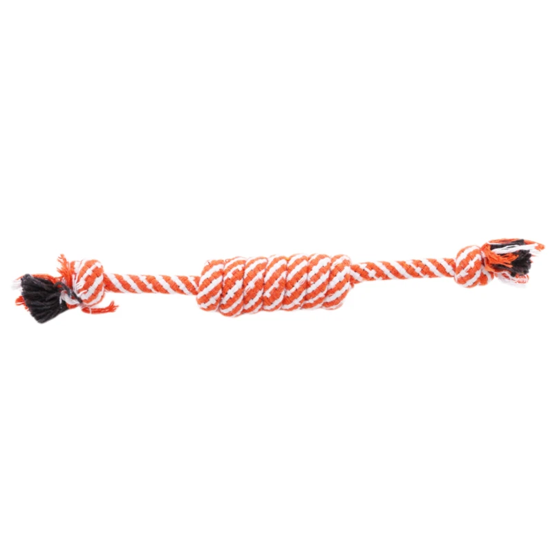 Brinquedo corda de algodão para cães, brincadeiras interativas, suprimentos para animais, cachorrinho, pequeno, médio, grande, para mastigar, acessórios para animais
