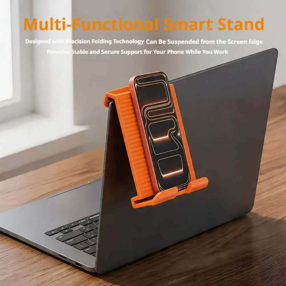 Portable Silicone Mobile Phone Holder Lazy Bracket Bendable Freely into Any Shape Multi-Angle Adjustable Tablet Desktop Stand view 3