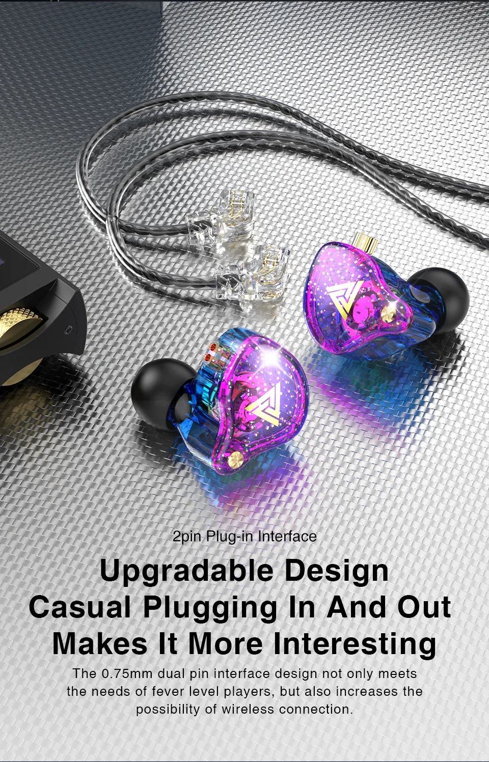 Original QKZ AK6 PRO ทองแดง HiFi หูฟังมีสายหูฟังออกกำลังกายสเตอริโอ Gamer ชุดหูฟังหูฟังเพลง Fone Qkz Ak6 Pro
