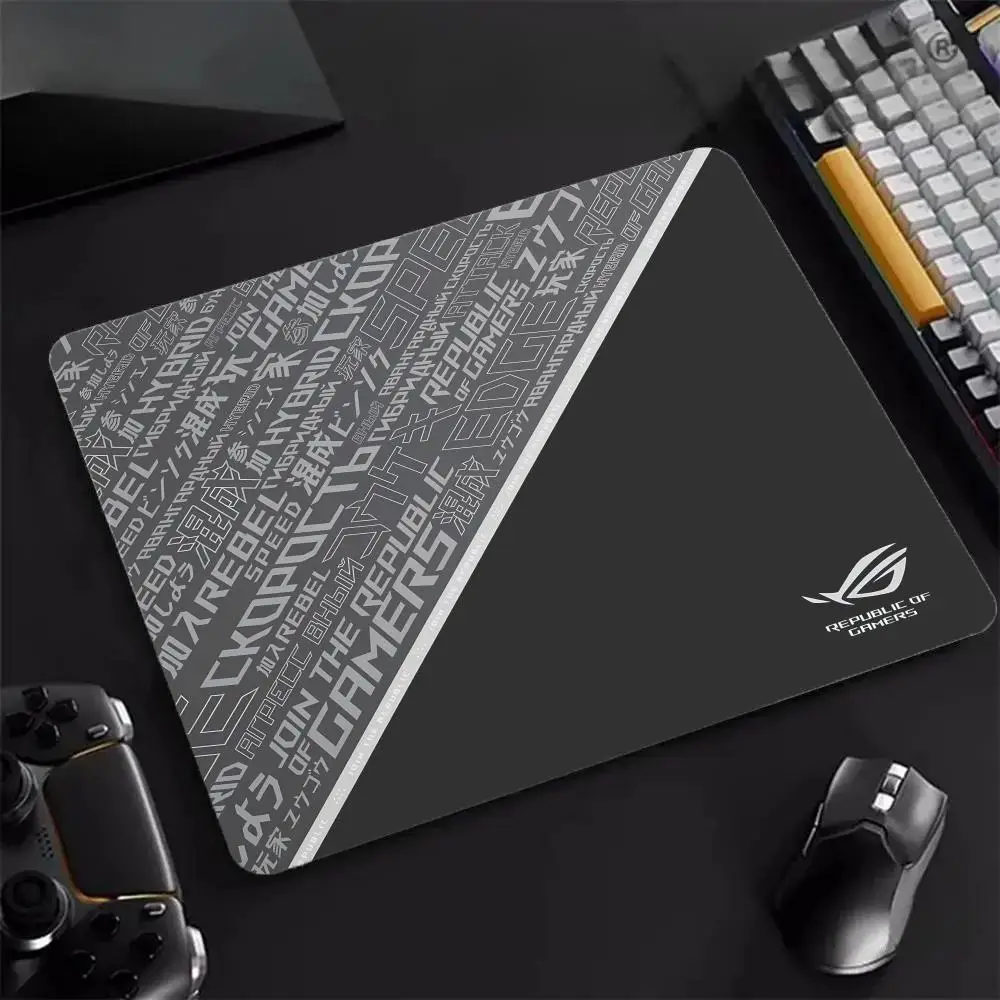 ROGaming لوحة ماوس سوداء ألعاب احترافية متناهية الصغر سطح مطاط مضاد للانزلاق ملحقات الكمبيوتر 400X450MM ماوس