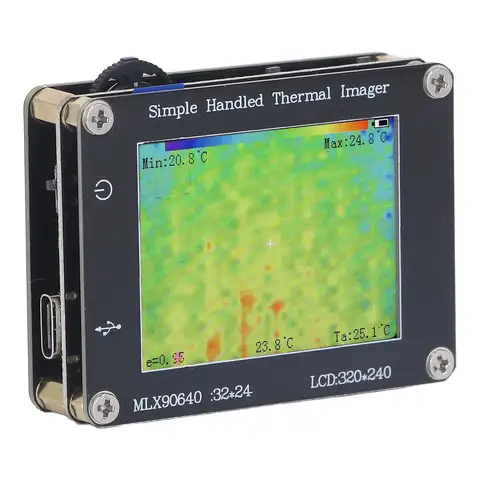 Thermal Imager Infrared Camera 2in Screen Digital Infrared Thermal Imager ‑ 40-300 ℃ Handheld Multifunctional Thermal Imager 8HZ