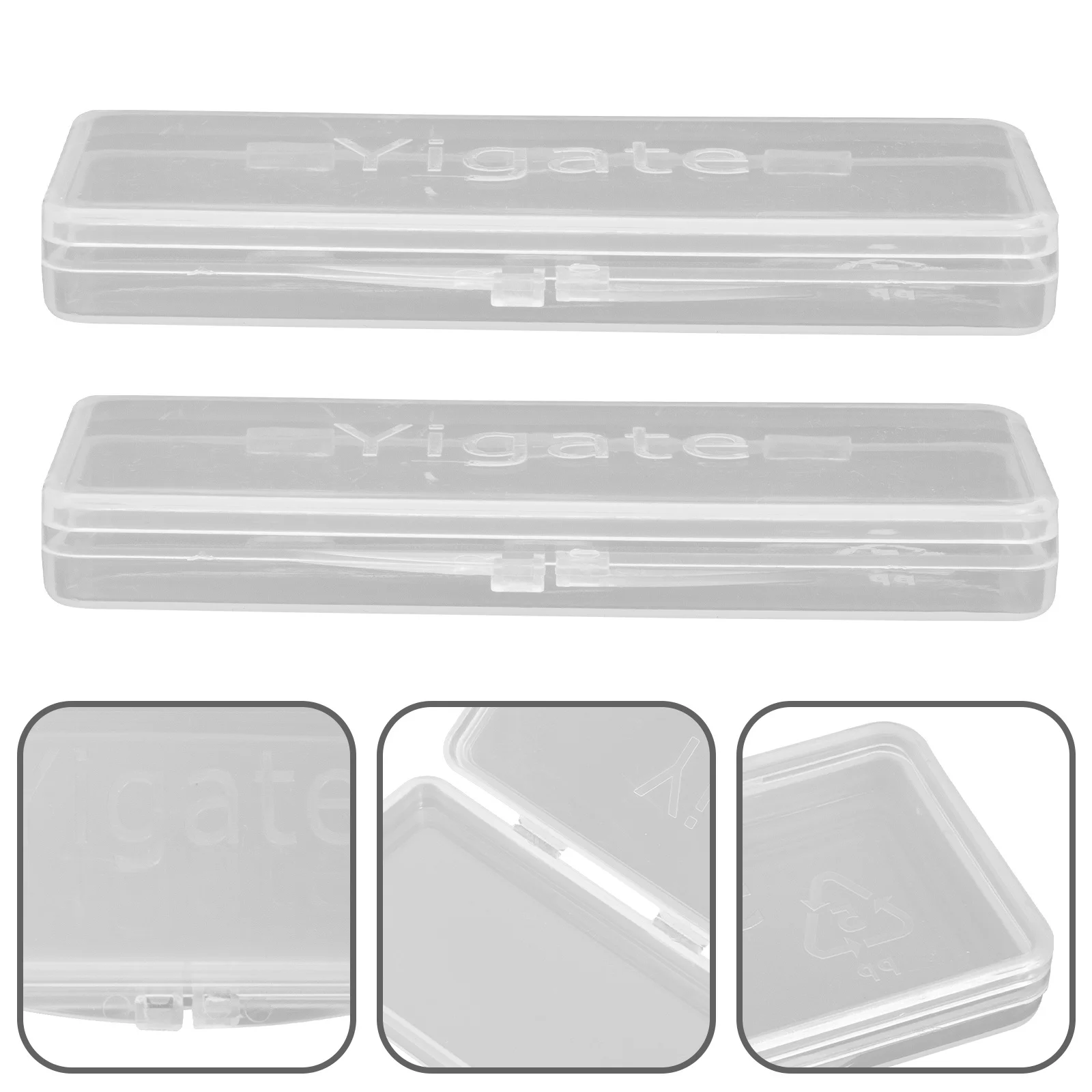 10Pcs Dental Floss Box Portable Toothpick Holder Space Saving Plastic Organizer Easy Access Dispenser for Daily Use