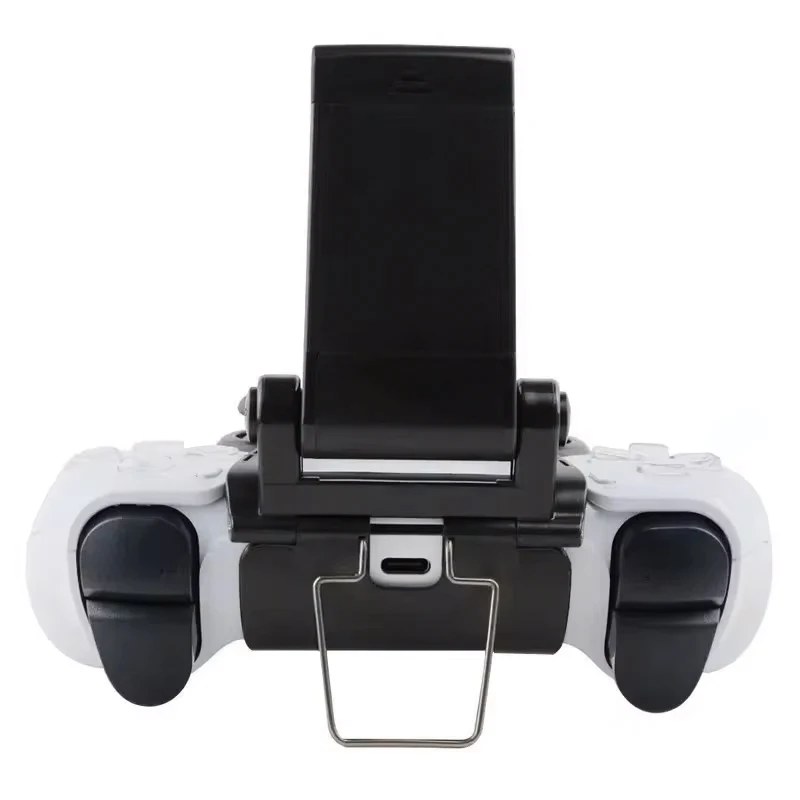 Untuk Pengontrol PS5 Gamepad Dudukan Ponsel Pegangan Pintar Braket Dudukan Cocok untuk Aksesori PS5 dengan Lebar Dapat Disesuaikan