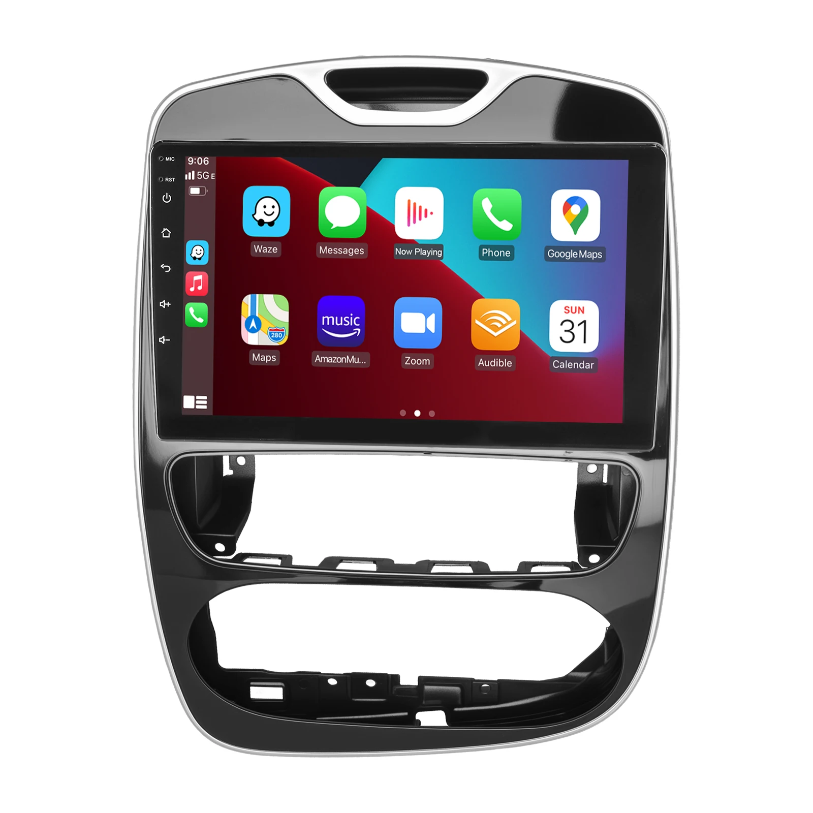 ESSGOO 10' Autoradio für Renault Clio 4 2013-2018 Android Auto CarPlay Autoradio 4GB 64GB GPS RDS Automotive Multimedia Player