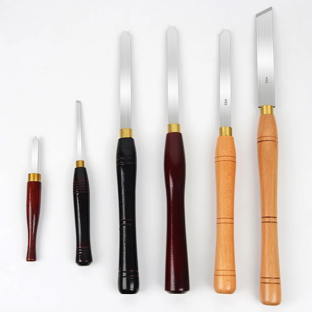 2026 8 قطعة شفرة مخرطة النجارة أداة HSS واسعة مستديرة الأنف مكشطة القوس الداخلي مكشطة مستديرة الخشب أداة تحول الخشب