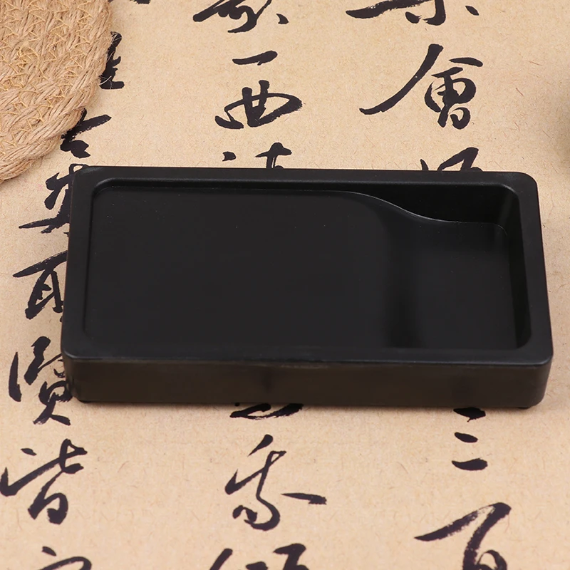 For Chinese Calligraphy Pine Soot Inkstick Xuan Rice Paper Writing Painting Beginner Plastic Ink Stone Set Grinding Inker