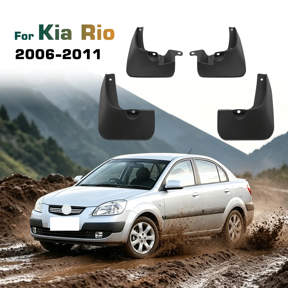 Für kia rio 2006 2007 2008 2009 2010 2011 neue Stolz Limousine Schmutz fänger Spritz schutz Schlamm klappe Kotflügel Kotflügel Auto Schmutz fänger
